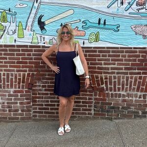 REDUCED 🔥Navy strappy dress